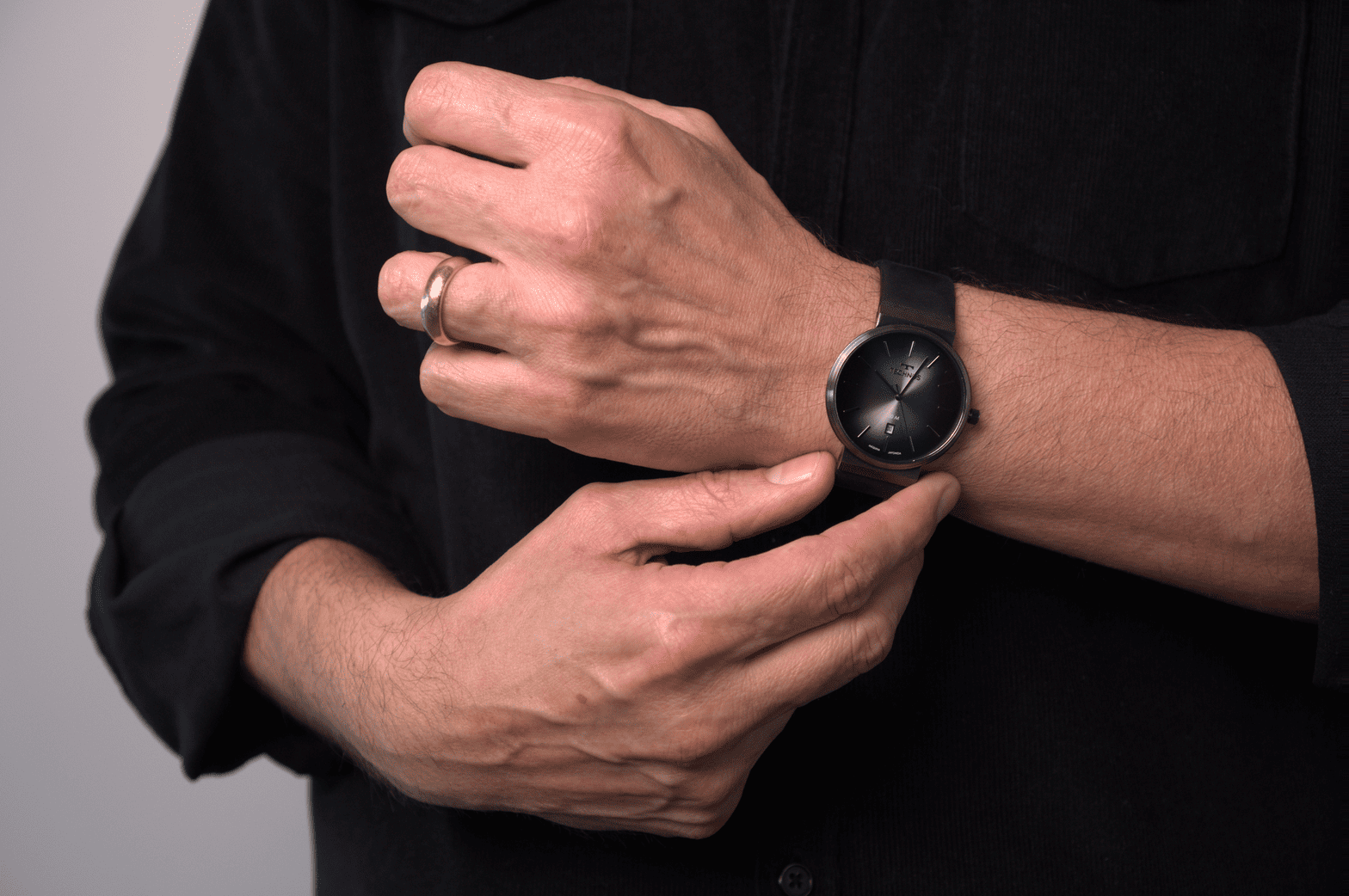 Homem com óculos - 70 anos de experiência